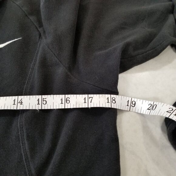 Nike womens zip up jacket size medium cotton / spandex black - Picture 8 of 12